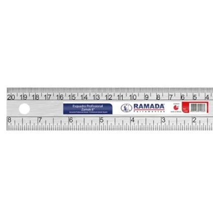 Esquadro Profissional Com Cabo De Zamak De 12 Pol. Simetal / Ramada-51ed7a54-e2c2-4e86-b231-2dc337ec43f0