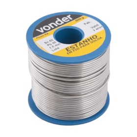 Estanho em Fio com Fluxo 1,5 mm 60x40 500g 7451604015 Vonder