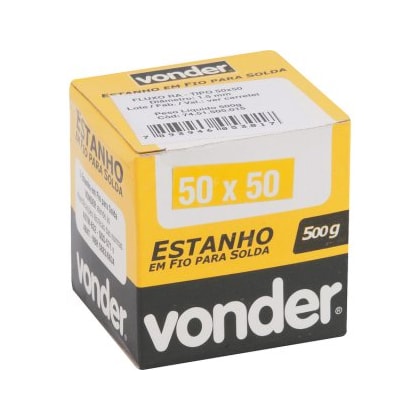 Estanho Fio 1,5mm 50x50 car. 500g 7451505015  VONDER-171131f5-76ed-49a7-9f93-8b1939a03dc6