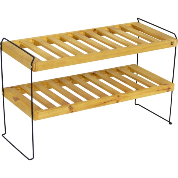 Estante de 2 Níveis Empilhável 851085 EcoBel-025bd85b-aad6-4ffb-882b-11cdb6983b94