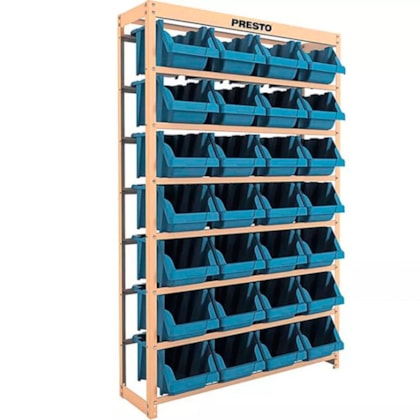 Estante Gaveteiro com 28 Gavetas N. 7 Presto-08875590-fe90-44dd-8bee-1e651013359b