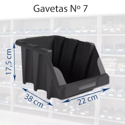 Estante Gaveteiro com 28 Gavetas N. 7 Presto-ab3775a4-6f63-44ab-b651-6dba3811d360