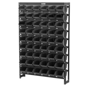 Estante metálica 54 gaveteiros preto 61.27.054.571 VONDER 