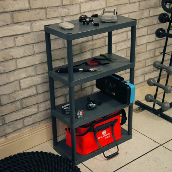 Estante Multiuso 4 Prateleiras 95cm x 57,3cm Com Estrutura Plástica Nautika-60eee3c7-b79e-4893-97cc-1f51860da11f