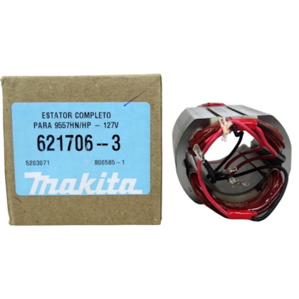 Estator Para Esmerilhadeira Angular 110V 9557HNG Ref. 621706-3 Makita