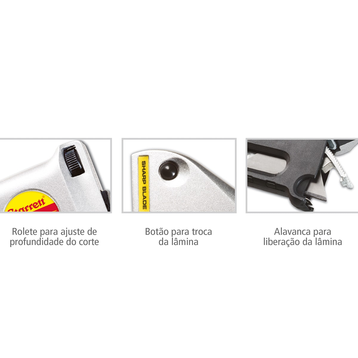 Estilete de Segurança Lâminas Em Trapézio S011 Starrett | Ultra