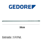 Extensão 1/4 Pol. Quadrado 2090-12 Cromado 013434 Gedore