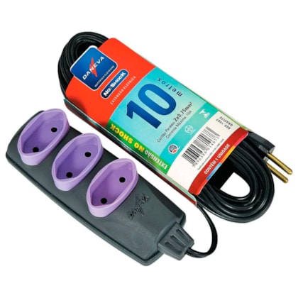 Extensão Elétrica 10 Metros No Shock Daneva-163aeace-e625-44dc-b3f5-07ce53489d3e