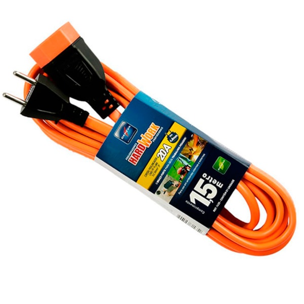 Extensão Elétrica 2X2,5MM Hard Work 1,5 Metros Daneva-7483d110-2945-4221-88a1-82d4d492a6f0