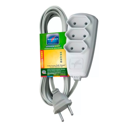 Extensão Elétrica 3 Metros Sort Daneva-9dac0a92-d48d-447f-9626-364864400be2