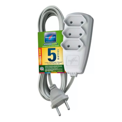 Extensão Elétrica Sort 5 metros Daneva-b2db6b2f-3912-4442-8bd9-87430345a7d3