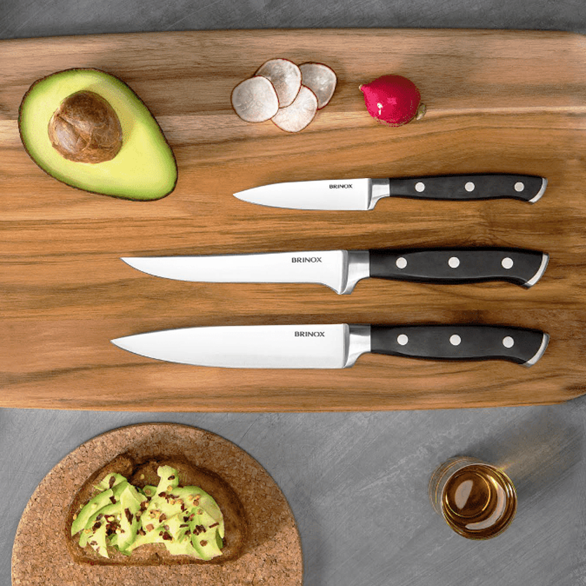 Faca de Cozinha Chef Infinity Stainless Steel 33,5cm Inox 2519/305