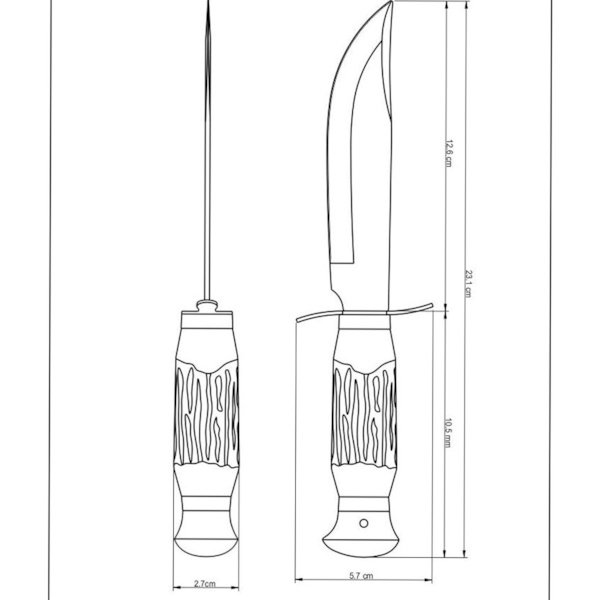 Faca Tática Em inox com Bainha 82119210 Tramontina-f52f7ec4-7855-4381-8f07-6667abe372e3