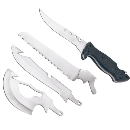 Faca Tática Multi Blade com 4 Lâminas Cambiáveis Camping Pesca 321300 Nautika-989f5620-e8ff-4fb6-98a4-9f7b342de43a