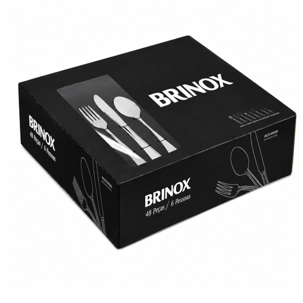 Faqueiro 48 Pçs 18/10 Noble 5127/143 Brinox-44885f6f-d0e1-4e74-accf-a6ea9492a2c2