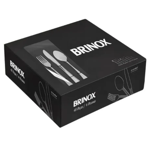 Faqueiro Bistro 48 Pçs 5121/143 Brinox -23af36d3-04c1-4b61-bc90-eb14369659c9