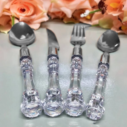 Faqueiro Cristal em Inox 24 Pçs FAQR-008 Hauskraft-8afcee2f-8be5-4f84-815d-e3aaad6f0421