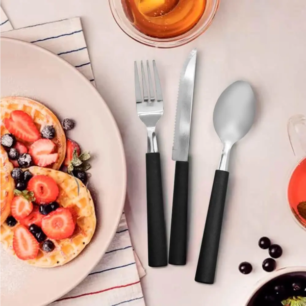 Faqueiro Inox 24 peças Preto Riviera- 6025/712 Brinox  -ccf05388-c094-437e-b2aa-b7d899457d3a
