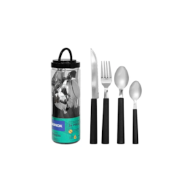 Faqueiro Inox 24 peças Preto Riviera- 6025/712 Brinox  