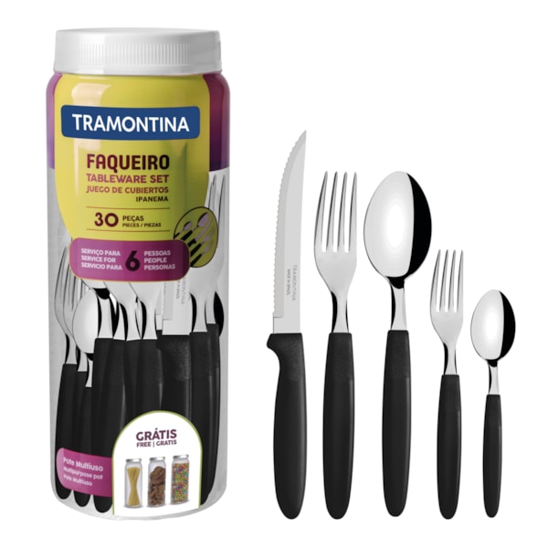 Faqueiro Ipanema Inox 30 Peças 23398/088 Tramontina-b6f887e8-7b5e-4a9d-8048-dd30a4fe0b05
