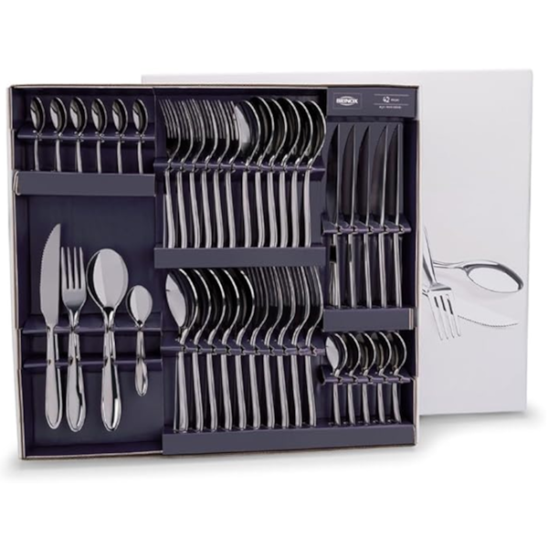 Faqueiro Lyon 42 Peças Inox - 5101/118 Brinox -7455781c-dda9-4700-84a8-628cc954bf9a