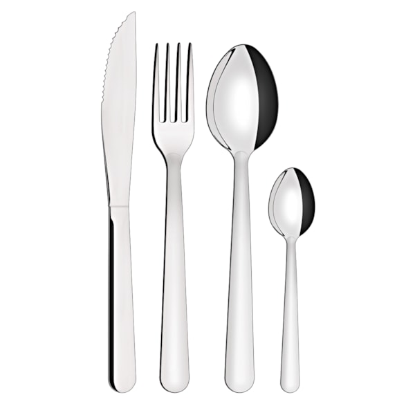 Faqueiro Malibu em Aço Inox Liso 24 Peças 23798/046 Tramontina-a9af405a-c178-444d-889e-6173c462dda9