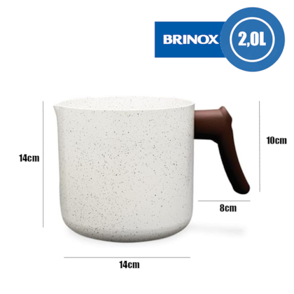 Fervedor Cerâmic Life Smart Plus Alumínio Antiaderente 2,0L 14cm Vanilla 4791/351 Brinox-e3f00778-0d4d-4a21-9a80-4e4c5e43f07b