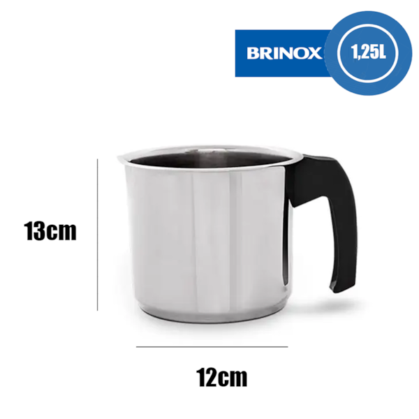 Fervedor Suprema em Inox Milk Boiler 1,25L 2092/120 Brinox-31f639ec-fd64-4811-8cff-47be0f309024