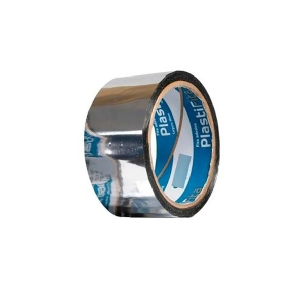 Fita Adesiva Aluminizada 4,80mm X 50m PlastiFita 024 DSPlastic -7689e172-22f2-440b-a848-f8f25fd64dec