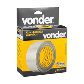 Fita Adesiva de Alumínio 30m x 50mm 1139503000 Vonder