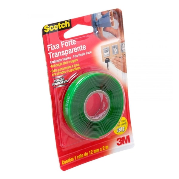 Fita Adesiva Dupla Face VHB Fixa Forte 12MMX2M Transparente 3M-d226bcd2-923e-4720-b263-d862c80ca719