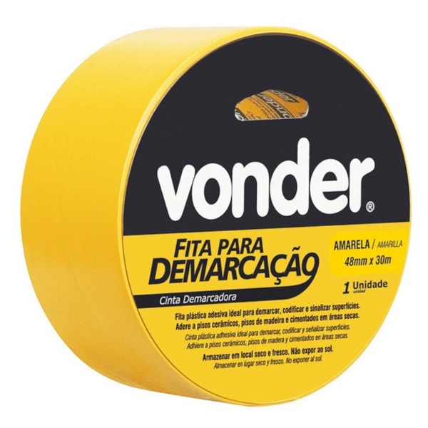 Fita Adesiva Para Demarcação 48MMx30M Vonder-834edc8f-0255-494b-b259-4e24ef7b3850