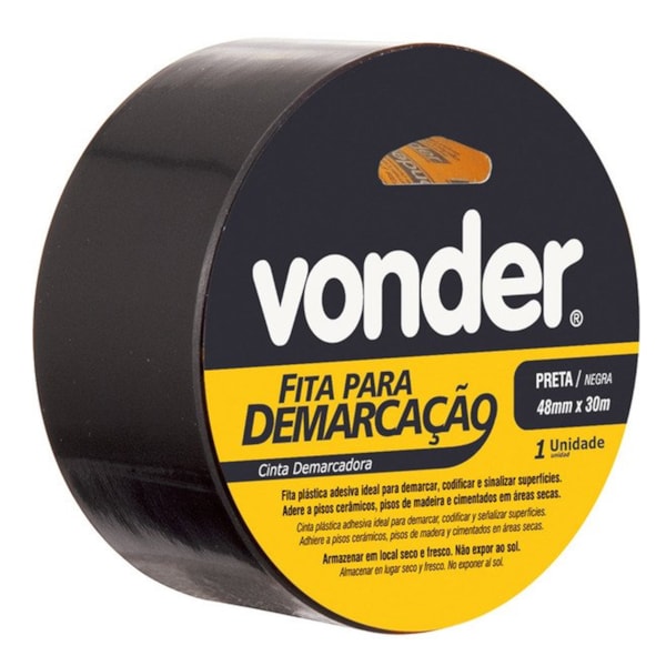 Fita Adesiva Para Demarcação 48MMx30M Vonder-aa4e5304-c034-4655-9794-1886bacf8e52