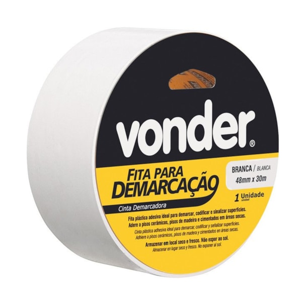 Fita Adesiva Para Demarcação 48MMx30M Vonder-89328acb-6270-4651-856c-42820ecdd054