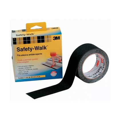 Fita Antiderrapante Safety-Walk Preta 50mmx5m 3M