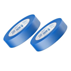 Fita Crepe Azul Barreita UV 24mm x 50m Tigre