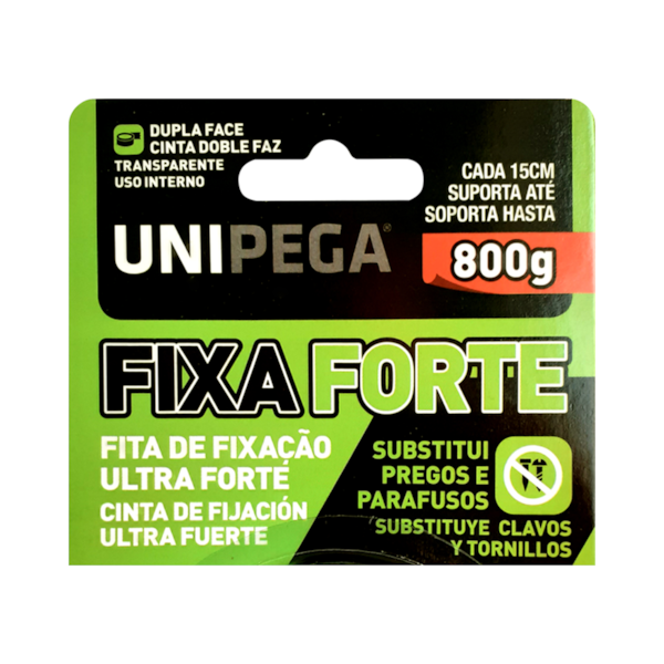 Fita Dupla Face 19mm 2m Fixa Forte EXP0535.0005 Unipega-88530b06-2e1f-4bae-90cb-875b155b188f