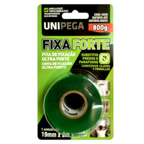 Fita Dupla Face 19mm 2m Fixa Forte EXP0535.0005 Unipega