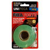 Fita Dupla Face 19mm 2m Fixa Forte Extreme EXP0535.0001 Unipega