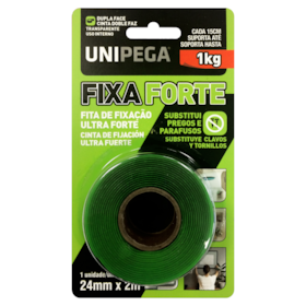 Fita Dupla Face 24mm 2m Fixa Forte EXP0535.0006 Unipega