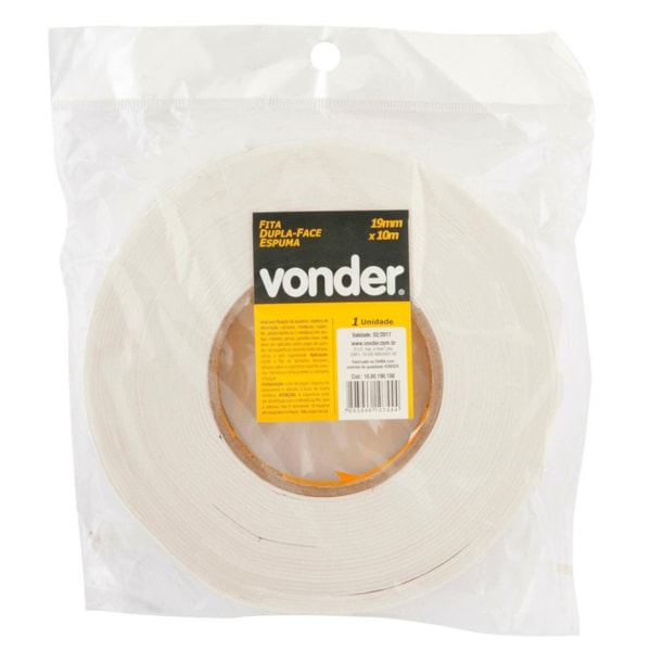 Fita Dupla Face de Espuma 19mmx10M Vonder-88f187f8-ab77-4f4f-b8c6-34721daa99f4