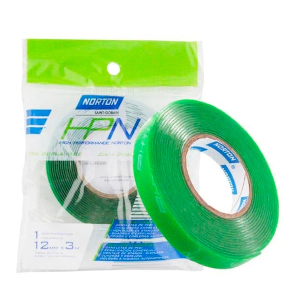 Fita Dupla Face HPN 12mm x 3m Norton-bc306385-d734-48fa-ab5c-00dea84440e4