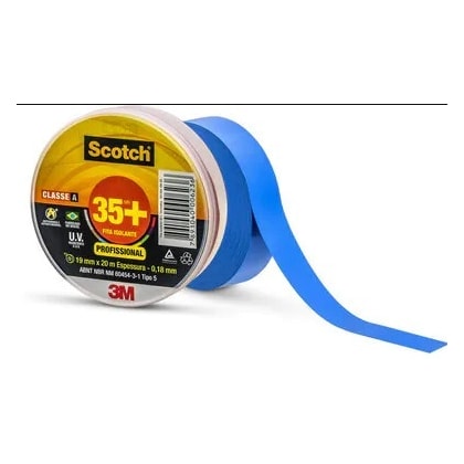 Fita Elétrica 20mX19mm Azul 35+-457c68e0-a0ea-47fb-a88e-c262ce0a992b