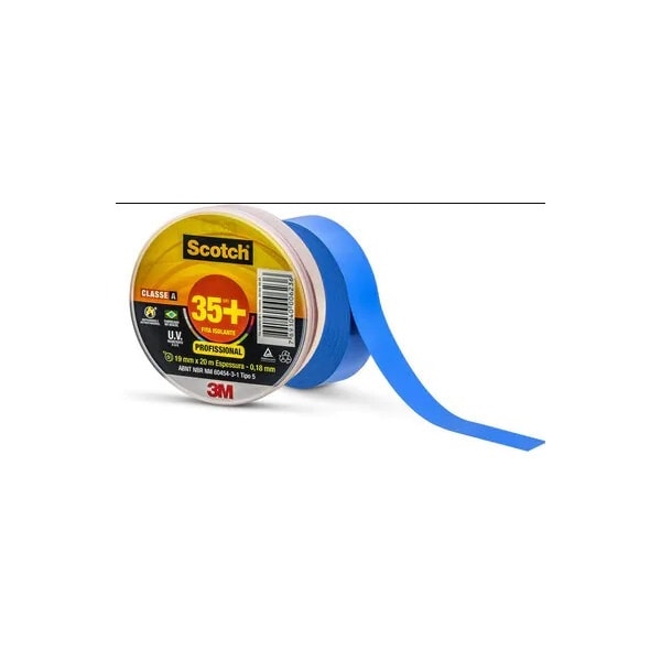 Fita Elétrica 20mX19mm Azul 35+-04c1c144-fa35-4b17-9d2c-9d02203f41c4