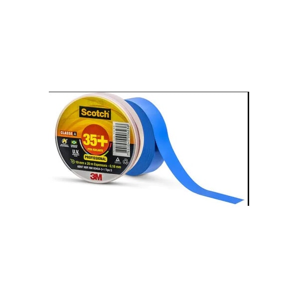 Fita Elétrica 20mX19mm Azul 35+-42dd517f-a0c1-4622-a789-4084d012187c