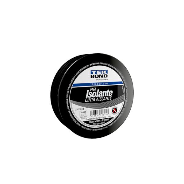 Fita Isolante 19MM X 20M X 0.13MM 21131001920 TEKBOND-3dad42ad-623b-4a62-ab12-12649d6264b7