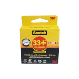 Fita Isolante 19MMx10M Profissional Scotch 33+ 3M
