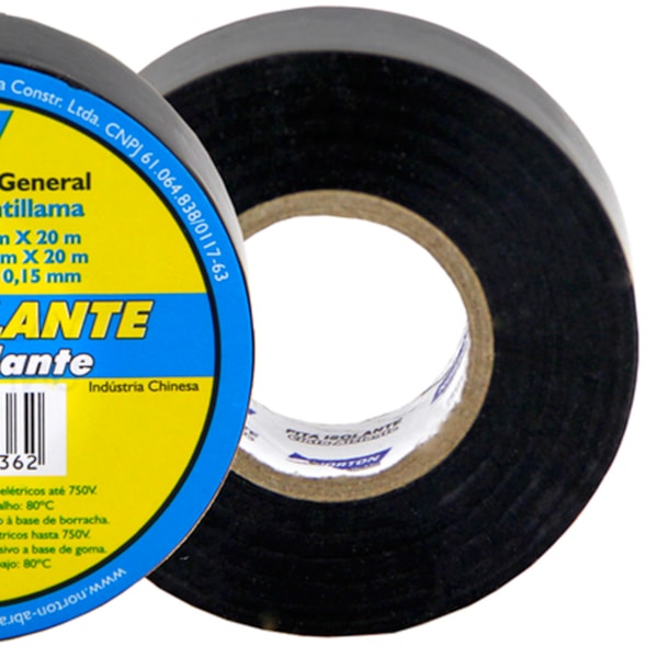 Fita Isolante Classic Para Fios e Cabos 19mmX20m 78072729969 Norton-04bc9c59-7df4-4af3-8fff-f875d2c43e10
