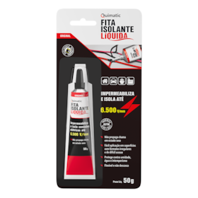 Fita Isolante Líquida Preta Bisnaga 50g Quimatic BP1
