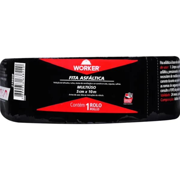 Fita Manta Asfáltica Autoadesiva Alu 5cmx10m - 219958 Worker-5a24b40c-90a3-4db0-ac08-8907456836dc